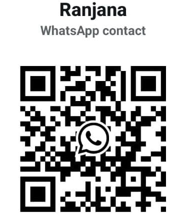 WhatsApp QR Code - Scan to chat with Ranjana